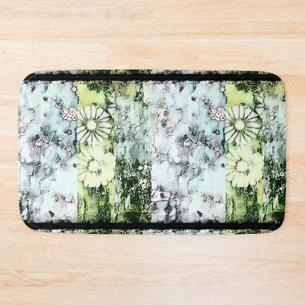 Item preview, Green/Turquoise Gelliprint - Vertical Stripes  designed and sold by shriamato.