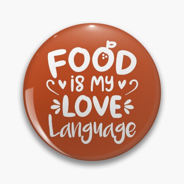 Item preview, Food Is My Love Language (Orange BG) designed and sold by FilipeFerreira.