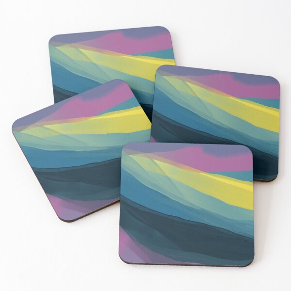 Item preview, Colorful Dreamy Abstract Neon Stripe Art Painting by Morgan Harper Nichols designed and sold by morgansgoods.