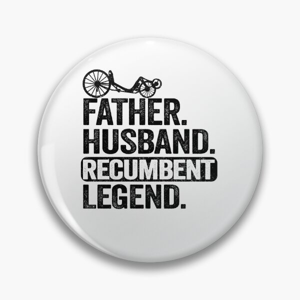 Item preview, Father Husband Recumbent Legend Funny Recumbent Bike designed and sold by Stronzi.