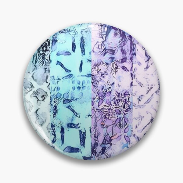 Item preview, Blue/Purple Gelliprint - Vertical Stripes  designed and sold by shriamato.