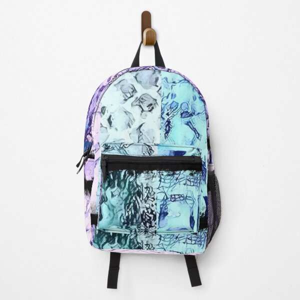 Item preview, Blue/Purple Gelliprint - Vertical Stripes  designed and sold by shriamato.
