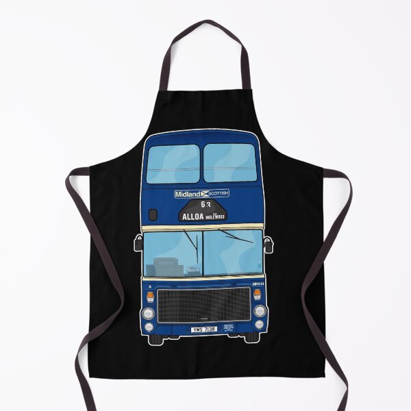 Item preview, Midland Scottish Omnibuse Ailsa Bus MRA13 YMS713R Illustration designed and sold by BFXIII.