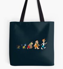 Hanna Barbera Evolution Tote Bag