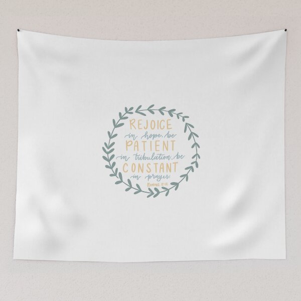 Item preview, Romans 12:12 designed and sold by JulieannMalynda.