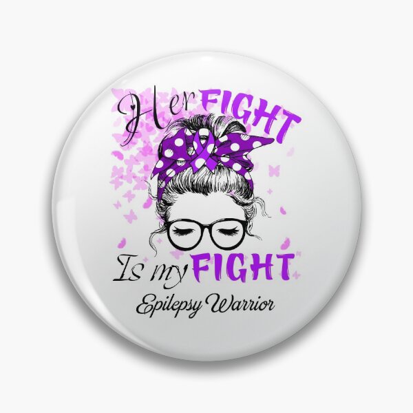 Item preview, Her Fight Is My Fight Epilepsy Warrior designed and sold by rechardtee.