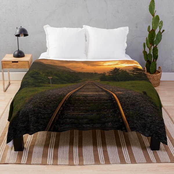 Item preview, panoramic, widescreen prints, wall posters, tapestries,Tapestry,throw blankets,comforters,duvet covers ,  train track,Railroad art,train wall art,Train art,train track art,railpictures,framed wall art designed and sold by eyesight4vision.