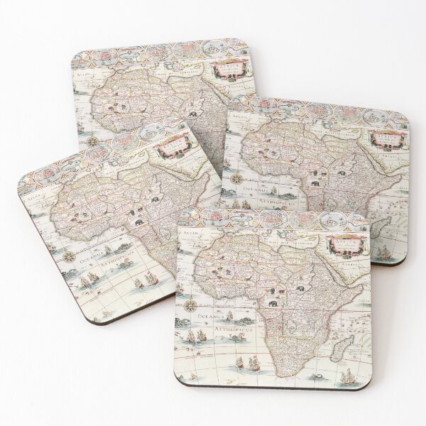 Item preview, Mapa vintage de África (1690) de Willem Janszoon Blaeu designed and sold by Designedbysm.