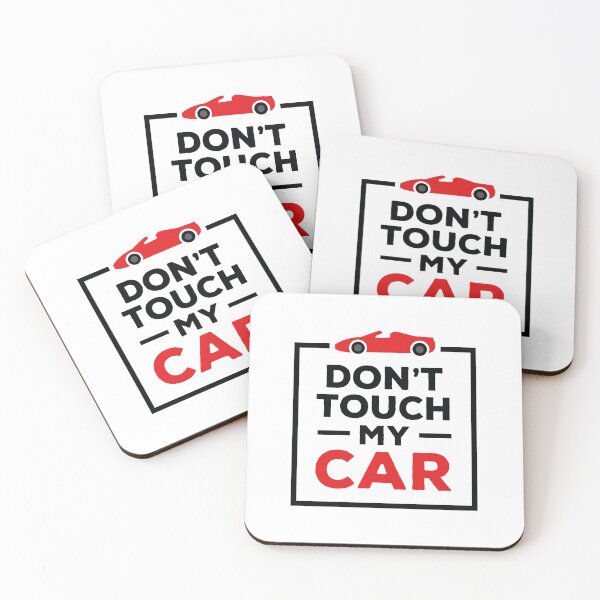Item preview, Don't Touch My Car (Black and Red) designed and sold by FilipeFerreira.