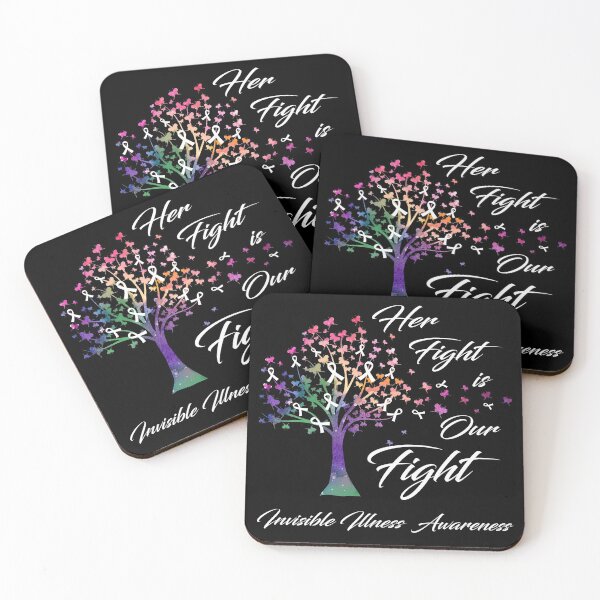Item preview, Her Fight Is Our Fight Invisible Illness Awareness designed and sold by Gillosina.