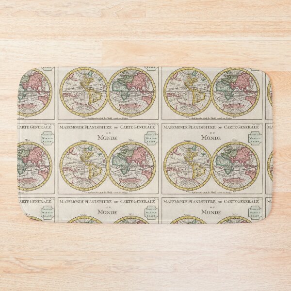 Item preview, Vintage World Map (1735) from Daniel de Lafeuilledelete designed and sold by Designedbysm.