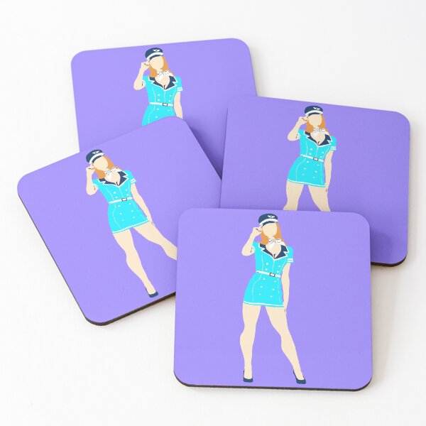 Artikelvorschau, Stewardess Einfaches Pinup entworfen und verkauft von CEL-Designs.