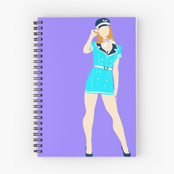 Aperçu de l'œuvre Hôtesse de l'air simple pin-up créée et vendue par CEL-Designs.