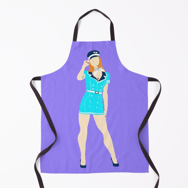 Artikelvorschau, Stewardess Einfaches Pinup entworfen und verkauft von CEL-Designs.