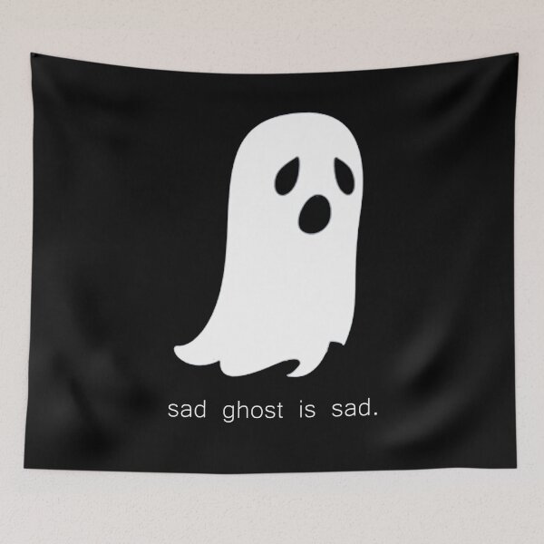 Item preview, sad ghost is sad. designed and sold by Bigricxi.
