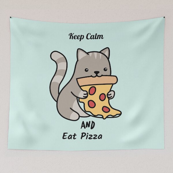 Item preview, Keep Calm And Eat Pizza designed and sold by JOY STORE 45.