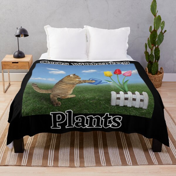 Item preview, Funny Cats watering plants designed and sold by Georgeox.
