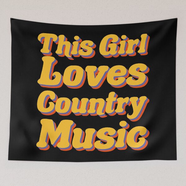 Item preview, This Girl Loves Country Music designed and sold by OkGalerieRB.
