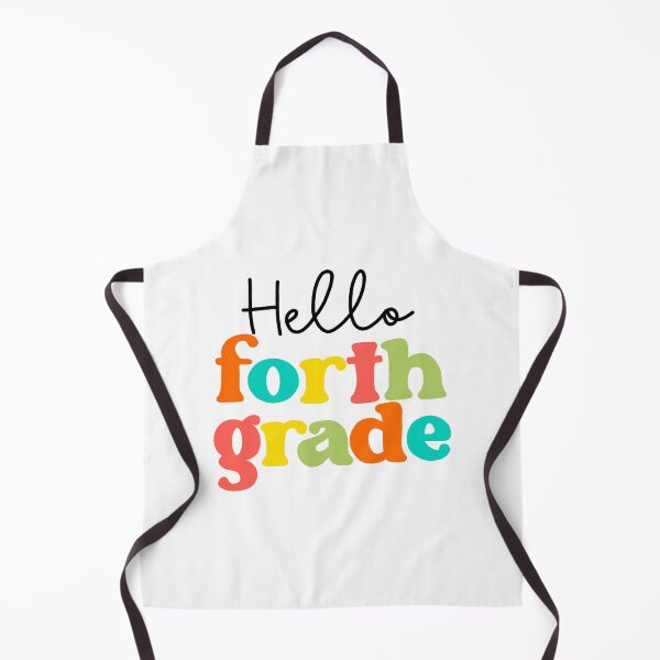 Item preview, hello forth grade bright colors designed and sold by AndrewMarieD.
