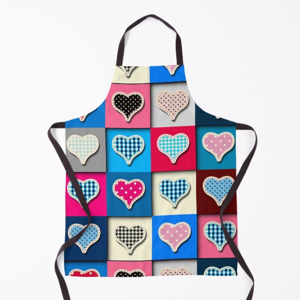 Item preview, Fabric love hearts in multiple colors vector image designed and sold by GLORY-LIFE.