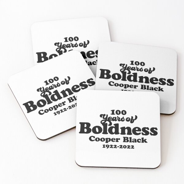 Item preview, A Century of Boldness - Cooper Black Font Love designed and sold by t-shatsuclub.