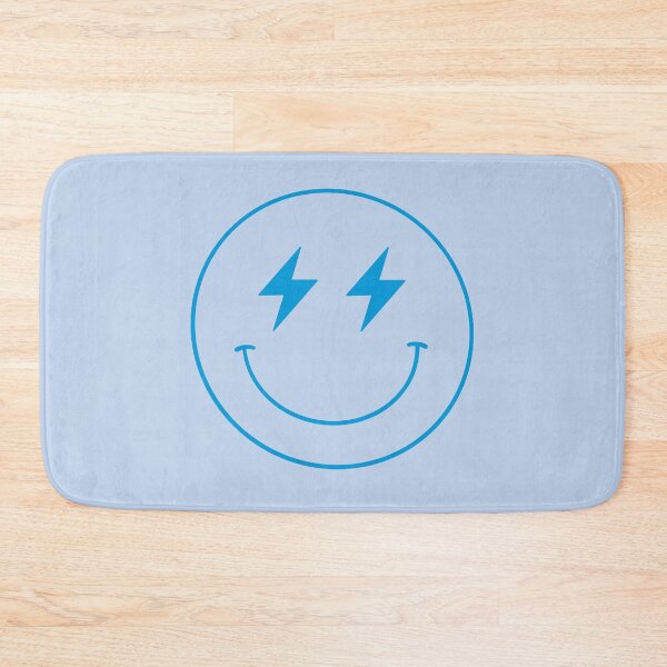 Item preview, Blue Smiley Lightning Bolt Face designed and sold by jessicaleah15.