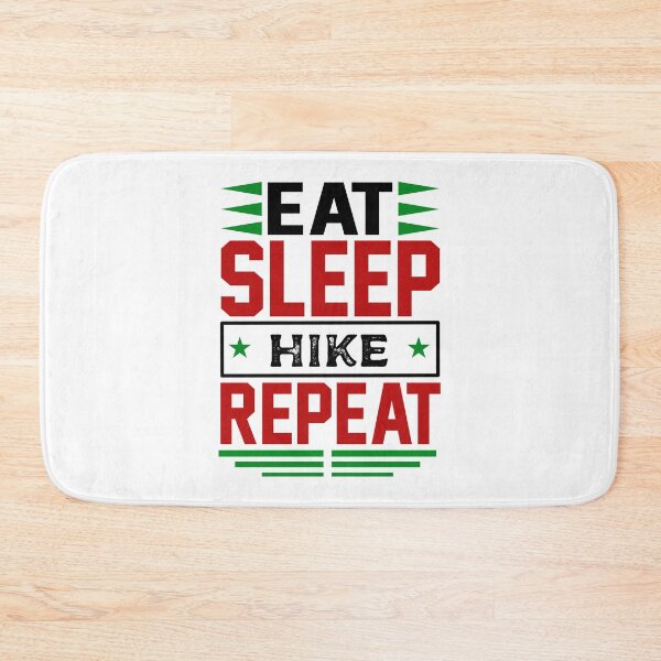 Item preview, Eat. Sleep. Hike. Repeat. (Light) designed and sold by the-krisney-way.