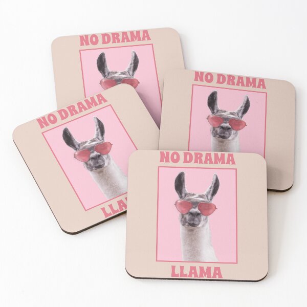 Item preview, NO DRAMA LLAMA WITH SUNGLASSES designed and sold by Studio TANFF.