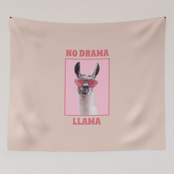 Item preview, NO DRAMA LLAMA WITH SUNGLASSES designed and sold by Studio TANFF.