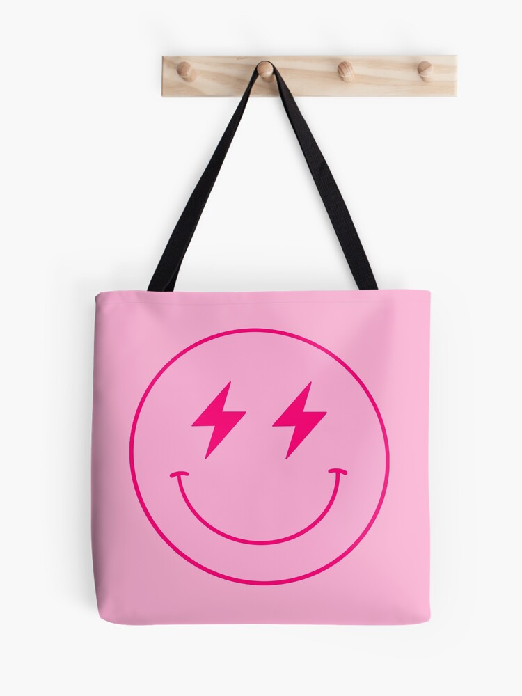 Think happy thought- Hand-painted Tote bag – ARTSTORY