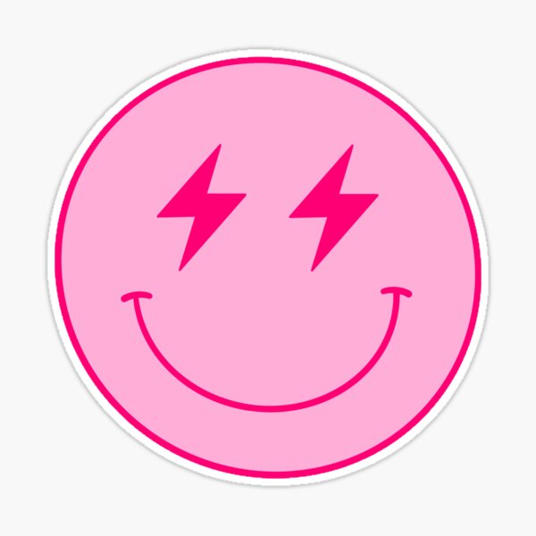 Lightning Bolt Smiley Face on Pink Tumbler – And Do It Anyway