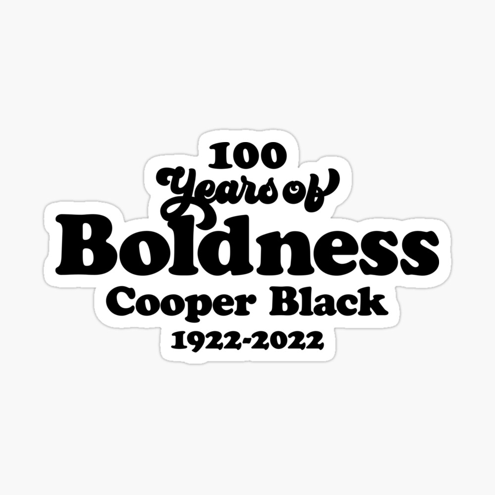 A Century of Boldness - Cooper Black Font Love' Men's T-Shirt