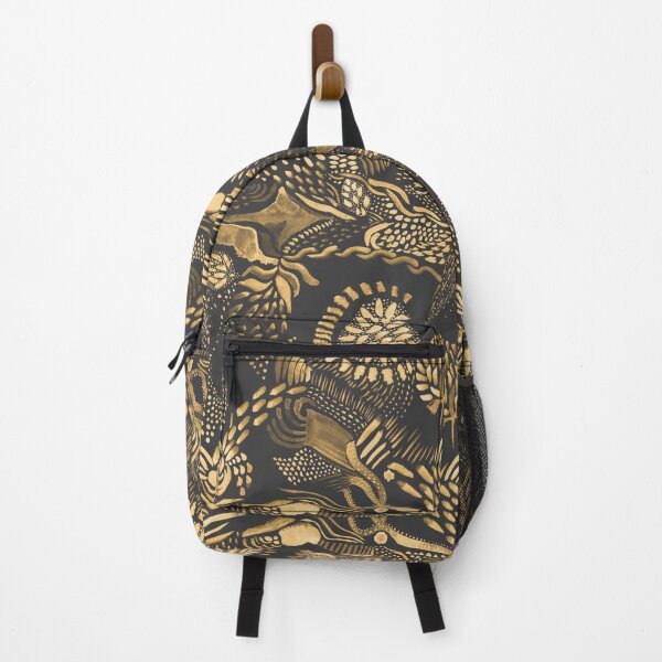 Item preview, Golden birds in the paisley forest designed and sold by arrpdesign.