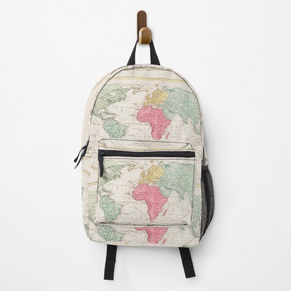 Item preview, Vintage World Map Map (1782) by Mathieu Albert Lotter designed and sold by Designedbysm.