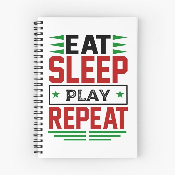 Item preview, Eat. Sleep. Play. Repeat. (Light) designed and sold by the-krisney-way.