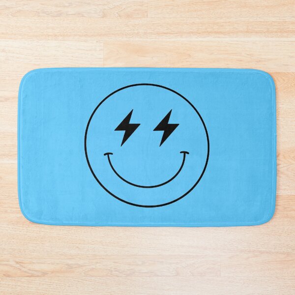 Item preview, Blue Smiley Lightning Bolt Face designed and sold by jessicaleah15.