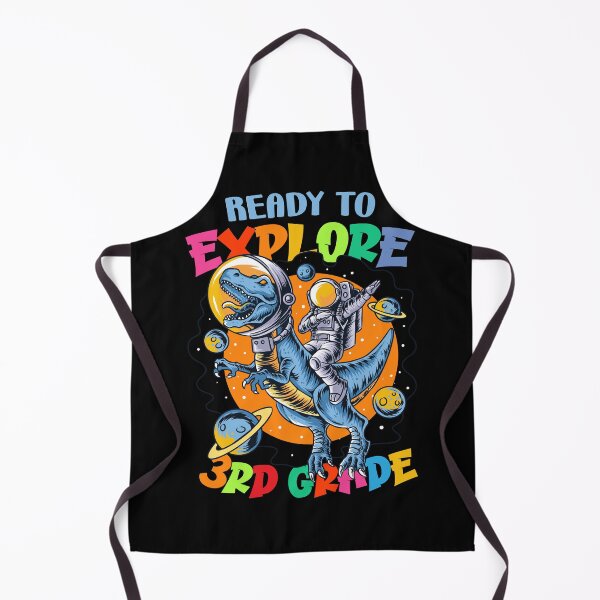 Item preview, Ready To Explore 3rd Grade Astronaut Dinosaur Back To School designed and sold by Zeevla.