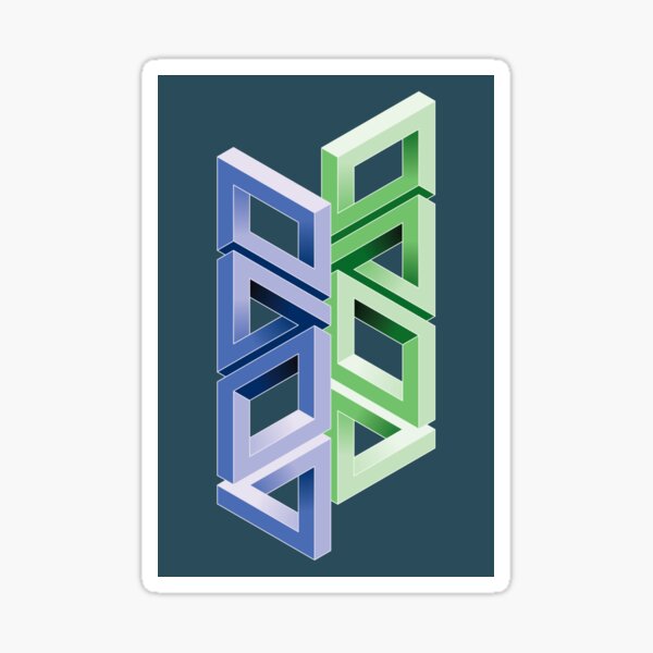 Vista previa del artículo con la obra «geometría imposible», diseñado y vendido por egg-pdf.