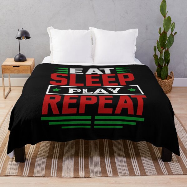 Item preview, Eat. Sleep. Play. Repeat. (Dark) designed and sold by the-krisney-way.