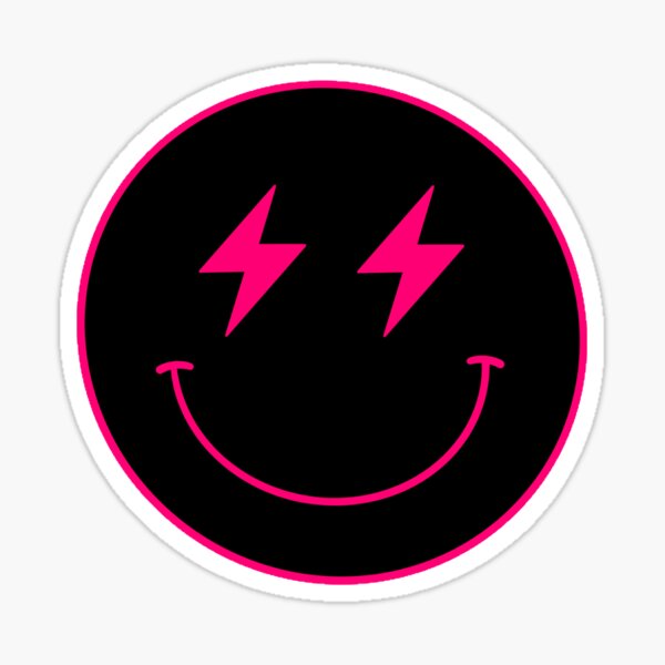 Lightning Bolt Smiley Face on Pink Tumbler – And Do It Anyway