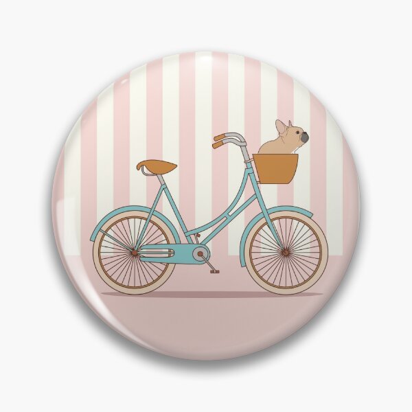 Item preview, Bicycle Basket Frenchie designed and sold by FrenchiJunction.