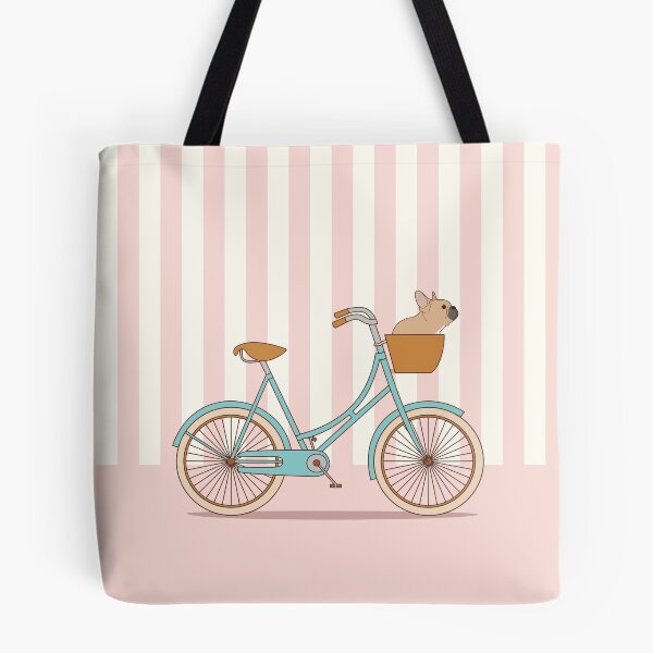 Item preview, Bicycle Basket Frenchie designed and sold by FrenchiJunction.