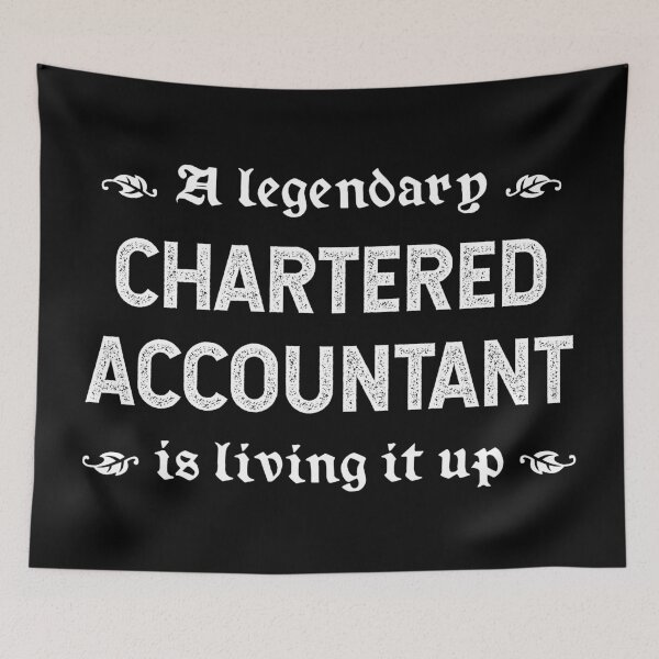 Item preview, A Legendary Chartered Accountant Is Living It Up designed and sold by TimespunThreads.