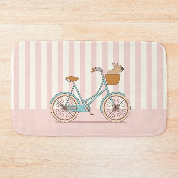 Item preview, Bicycle Basket Frenchie designed and sold by FrenchiJunction.