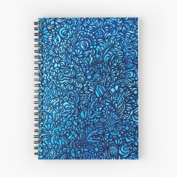 Item preview, blue zentangle  designed and sold by Bella Dora Eunson.