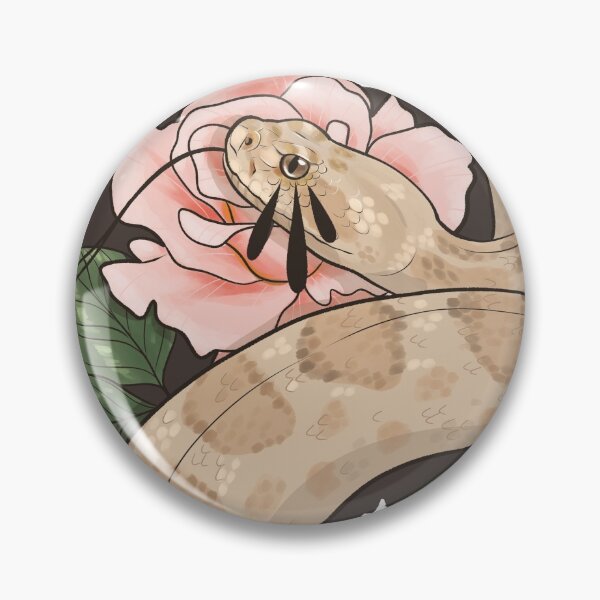 Item preview, Santa Catalina Rattlesnake with Roses designed and sold by Paige Penrose.