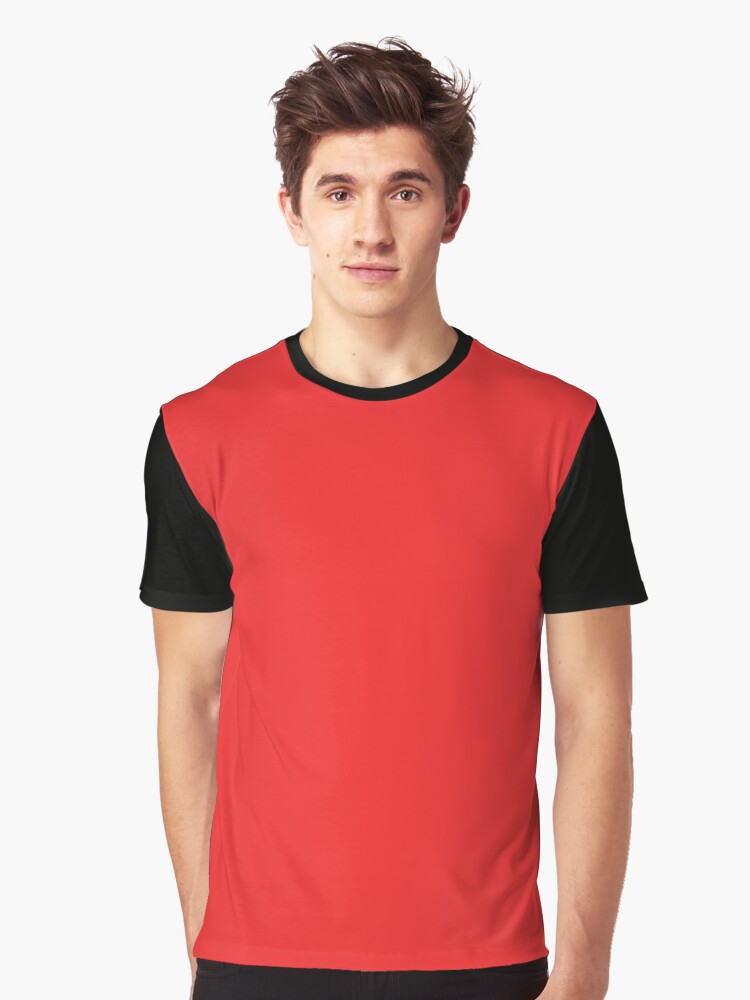 Bright crimson color shirt online