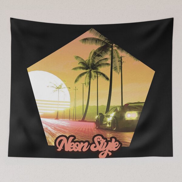 Item preview, Retro Neon Style Gold designed and sold by NexusArts.