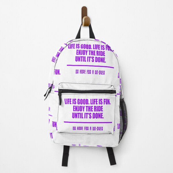 Item preview, Life is Good in Purple. Enjoy the Ride until Our Life is Done. designed and sold by TJHstudio.