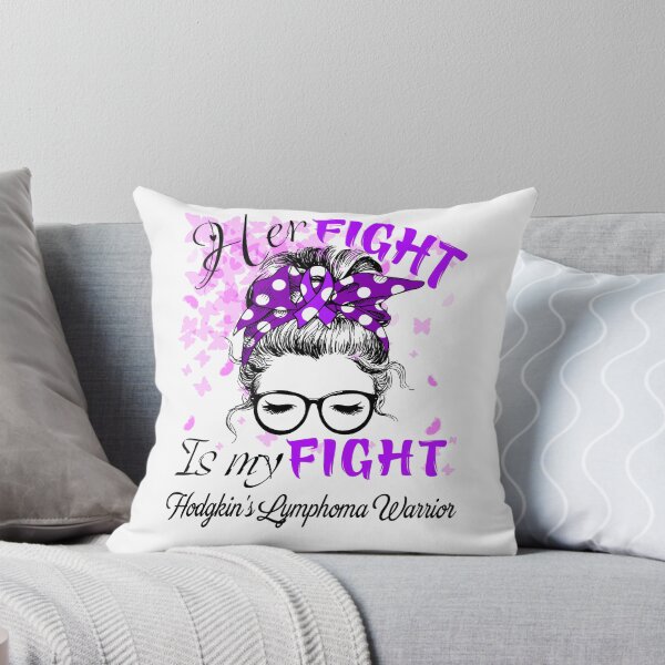 Item preview, Her Fight Is My Fight Hodgkin's Lymphoma Warrior designed and sold by rechardtee.